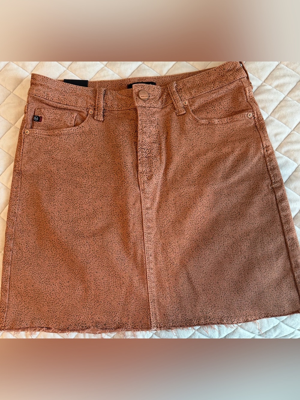 Dear John Rust Brown Speckled denim Skirt